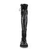 DemoniaCult - EMILY375 Overknee boots - Black Product image